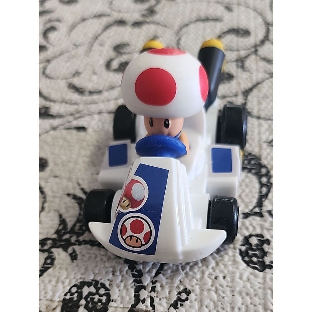 Mario Brother's Toad Kart Toy - Kids Racing Figure